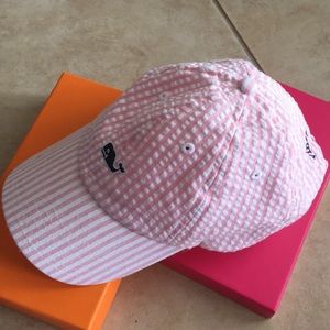Vineyard Vines Seersucker Baseball Cap Hat